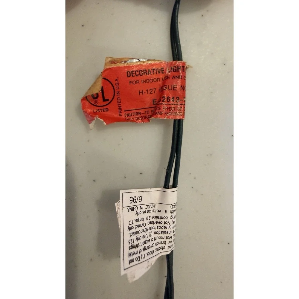 Hersheys Christmas Kisses String Lights Red Green‎ Novelty Holiday Parts Repair
